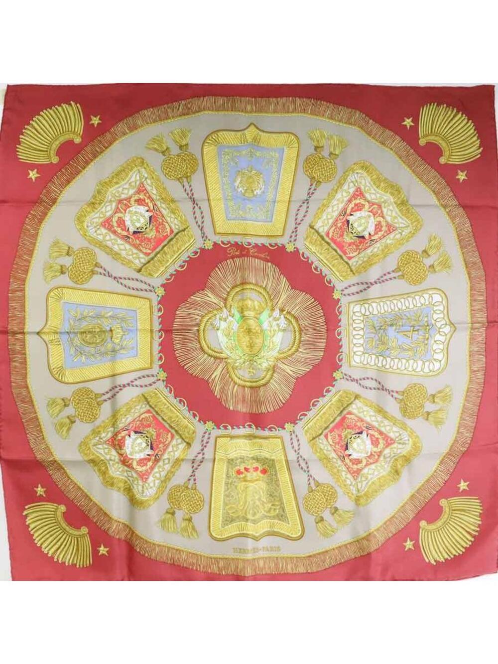 Auth Hermes Carre 90 Poste Et Cavalerie #377304H31B